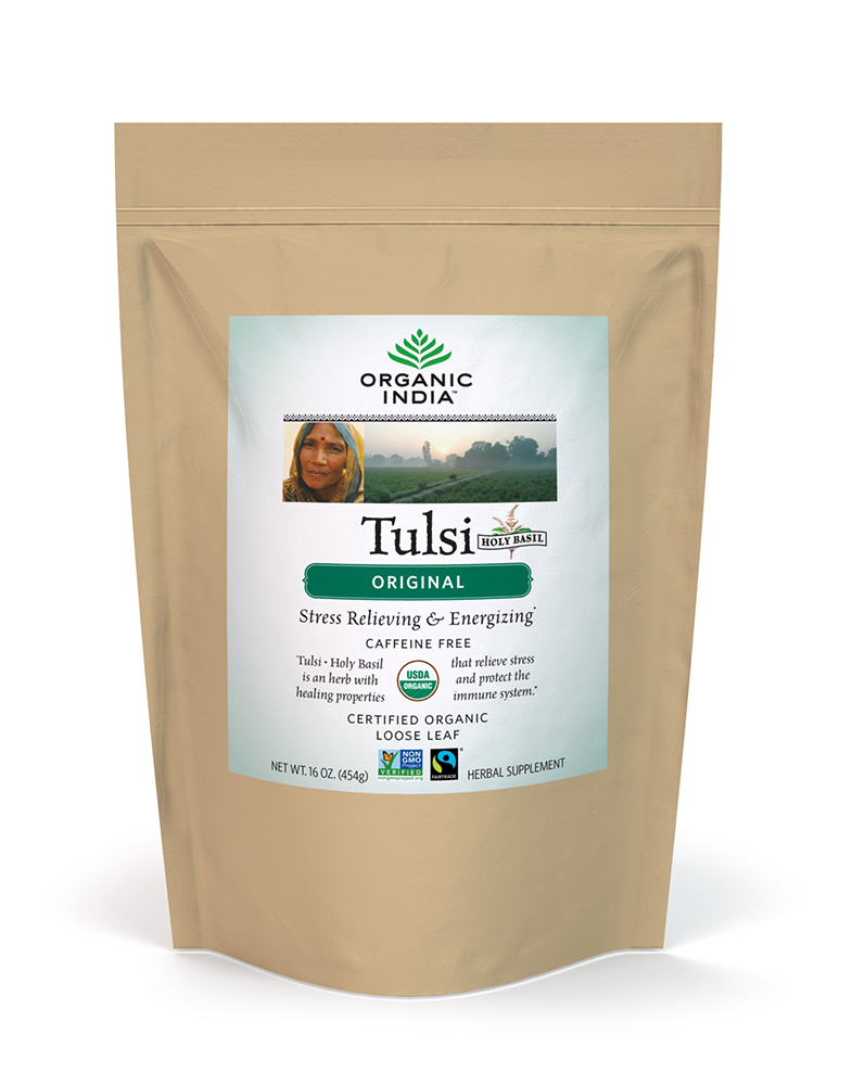 Tulsi Original Tea Loose Leaf Bulk ORGANIC INDIA Herbal Tulsi