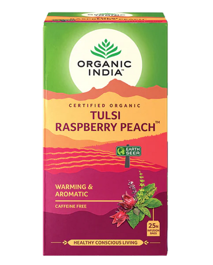 Tulsi Raspberry Peach Tea